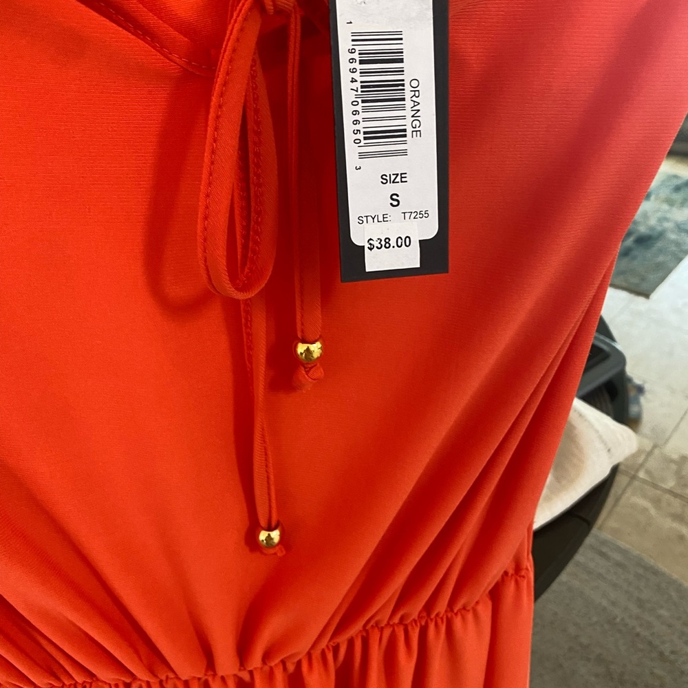 Tiana B. Orange Fall Dress - Picture 4 of 4